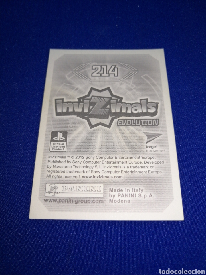 Coleccionismo cromos antiguos: INVIZIMALS EVOLUTION 214 - Foto 2