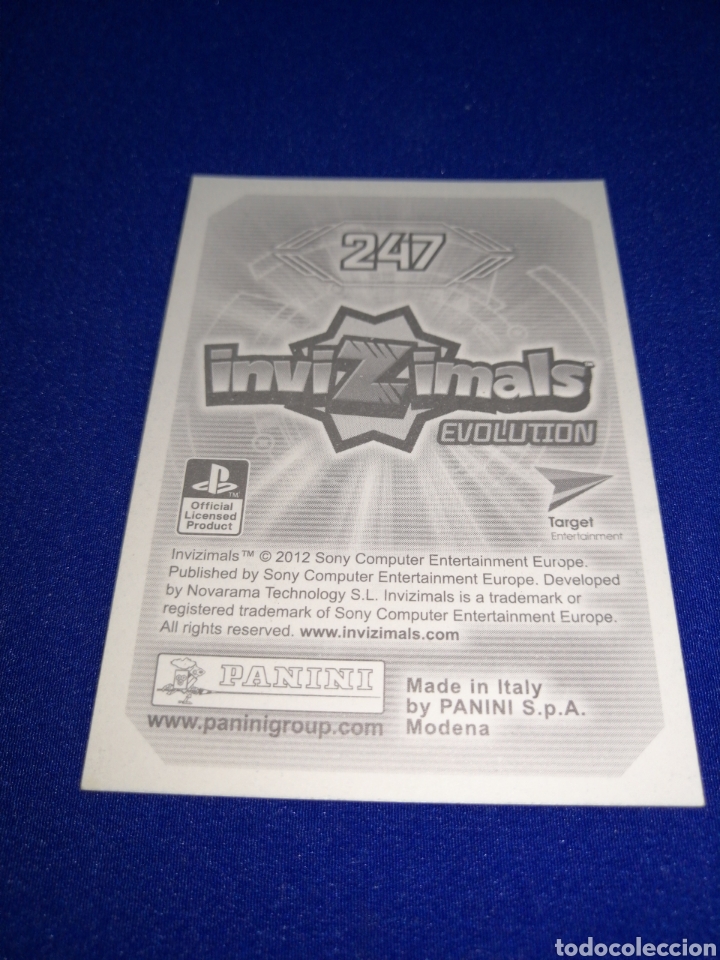 Coleccionismo cromos antiguos: INVIZIMALS EVOLUTION 247 - Foto 2