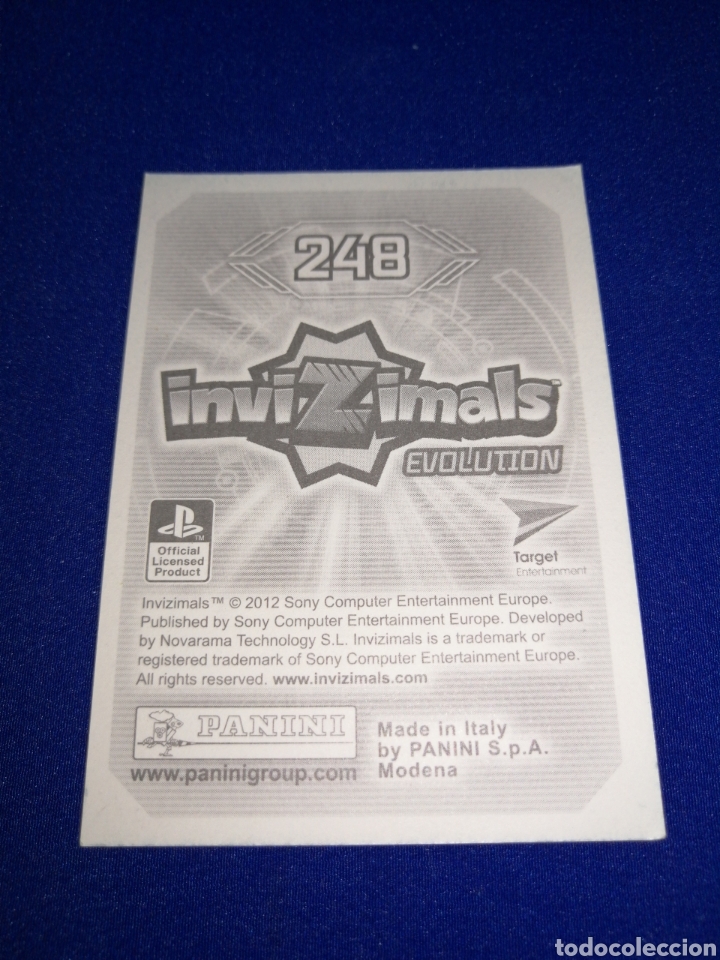 Coleccionismo cromos antiguos: INVIZIMALS EVOLUTION 248 - Foto 2