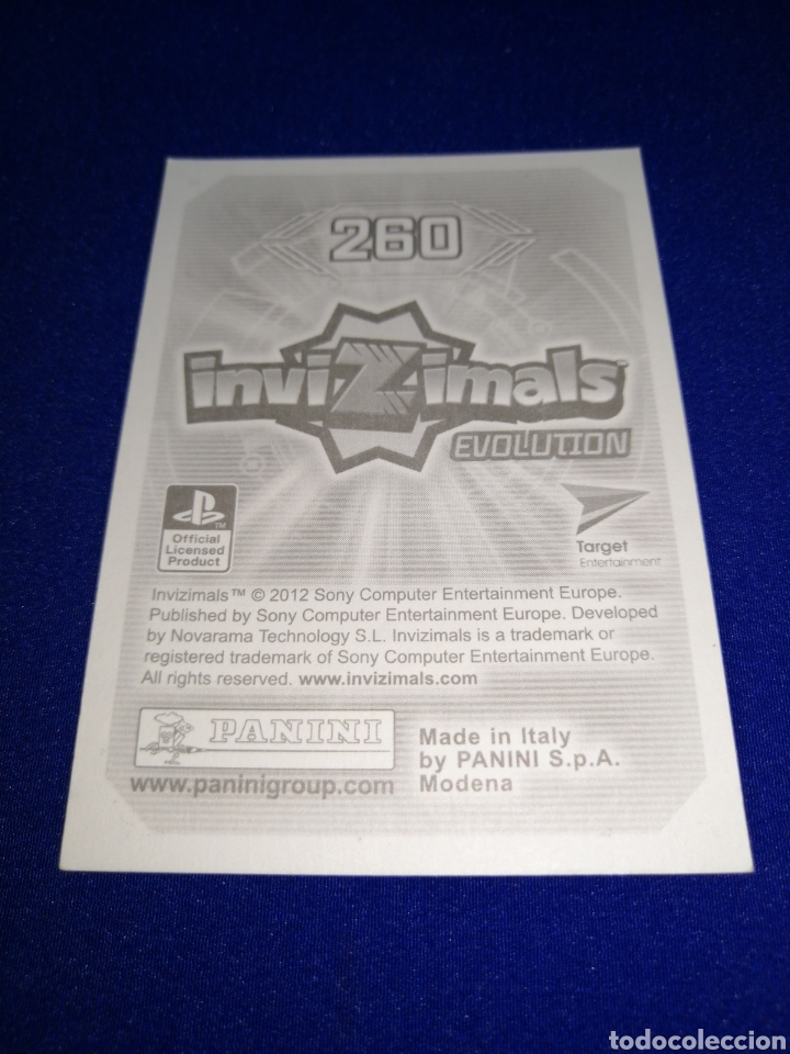 Coleccionismo cromos antiguos: INVIZIMALS EVOLUTION 260 - Foto 2