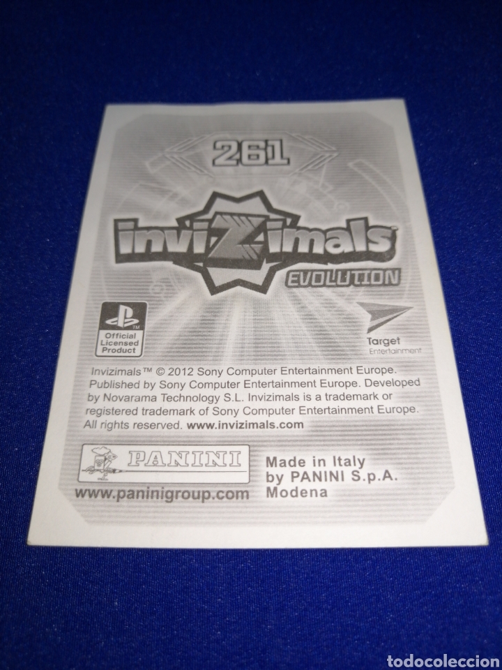 Coleccionismo cromos antiguos: INVIZIMALS EVOLUTION 261 - Foto 2