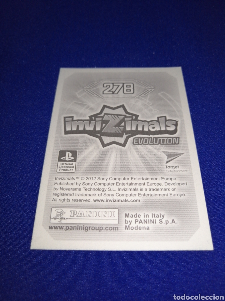 Coleccionismo cromos antiguos: INVIZIMALS EVOLUTION 278 - Foto 2
