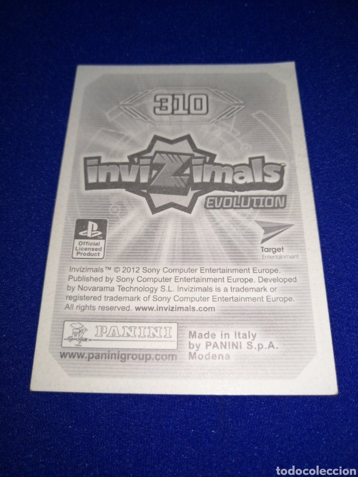 Coleccionismo cromos antiguos: INVIZIMALS EVOLUTION 310 - Foto 2