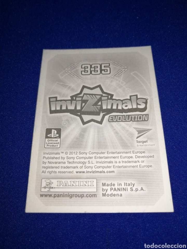 Coleccionismo cromos antiguos: INVIZIMALS EVOLUTION 335 - Foto 2