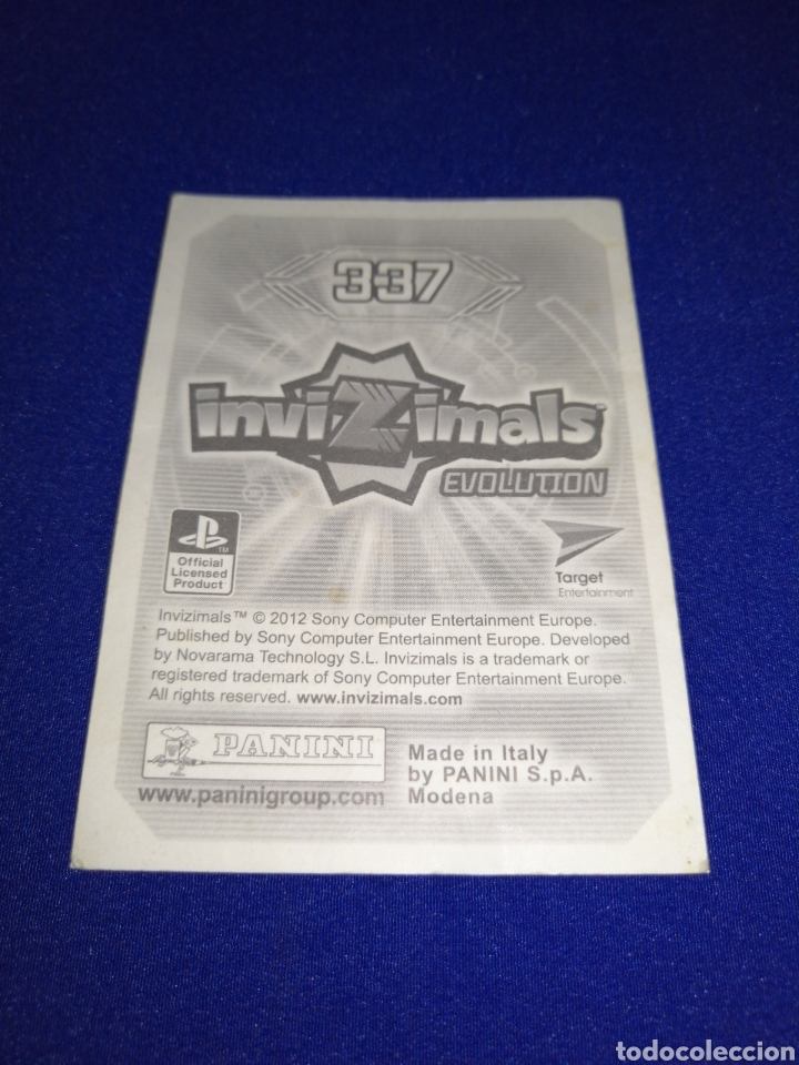 Coleccionismo cromos antiguos: INVIZIMALS EVOLUTION 337 - Foto 2