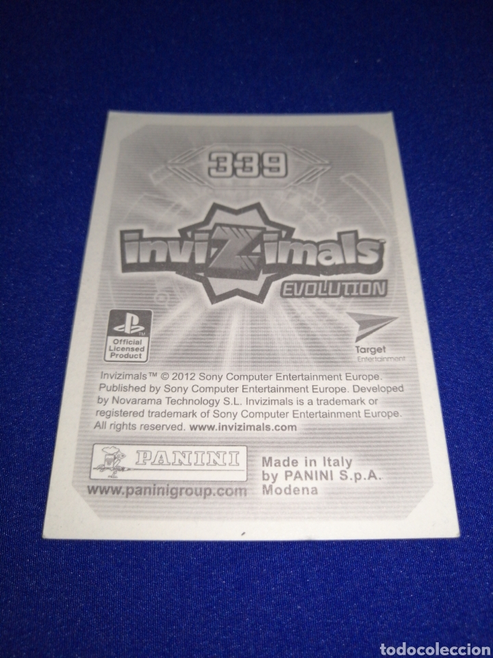 Coleccionismo cromos antiguos: INVIZIMALS EVOLUTION 339 - Foto 2