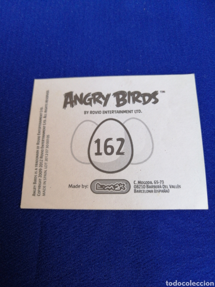 Coleccionismo cromos antiguos: ANGRY BIRDS NUMERO 162 - Foto 2