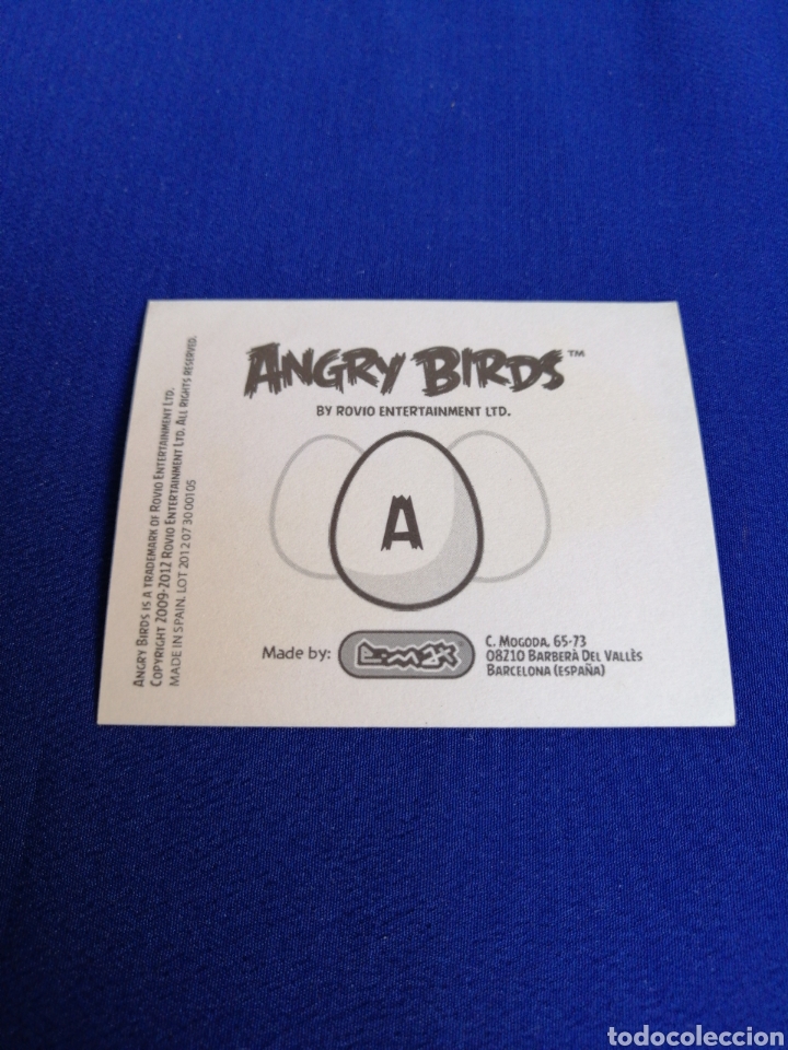 Coleccionismo cromos antiguos: ANGRY BIRDS A - Foto 2