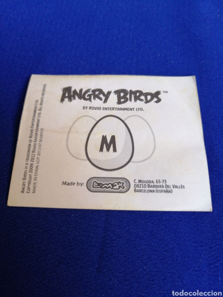 Coleccionismo cromos antiguos: ANGRY BIRDS M - Foto 2