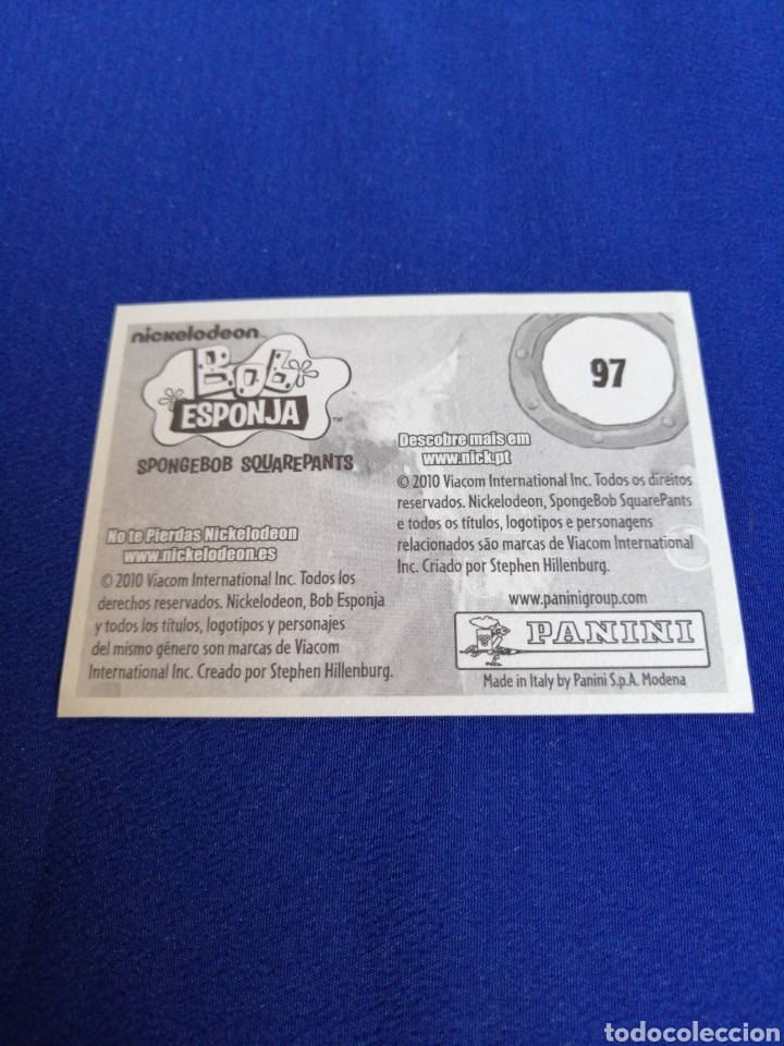 Coleccionismo cromos antiguos: BOB ESPONJA 97 - Foto 2