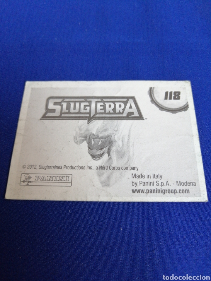 Coleccionismo cromos antiguos: SLUGTERRA 118 - Foto 3