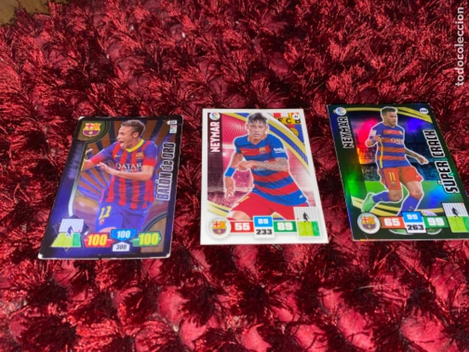 Coleccionismo cromos antiguos: CARTAS ADRENALIN Neimar BARCELONA - Foto 2