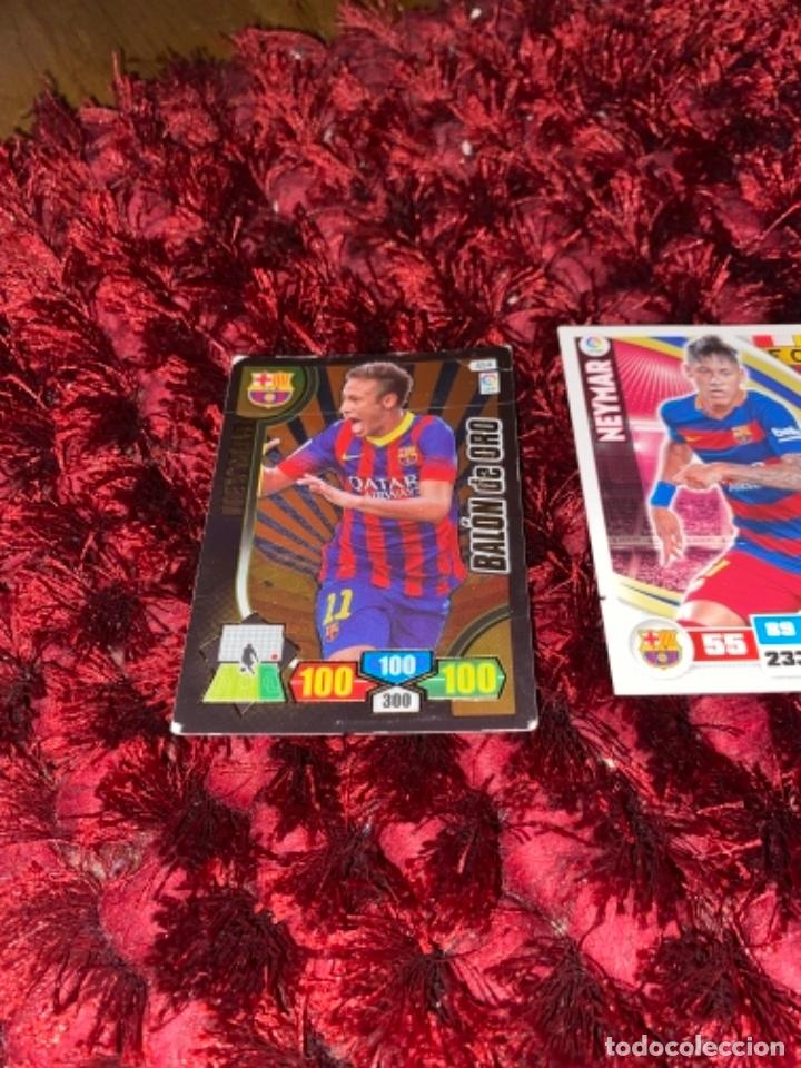 Coleccionismo cromos antiguos: CARTAS ADRENALIN Neimar BARCELONA - Foto 3