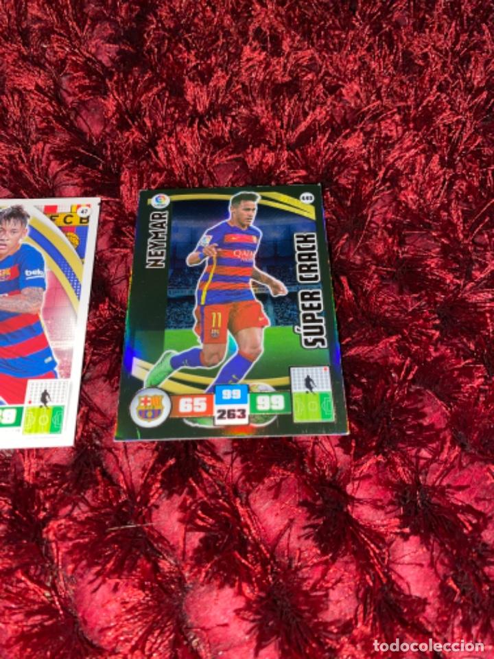 Coleccionismo cromos antiguos: CARTAS ADRENALIN Neimar BARCELONA - Foto 4