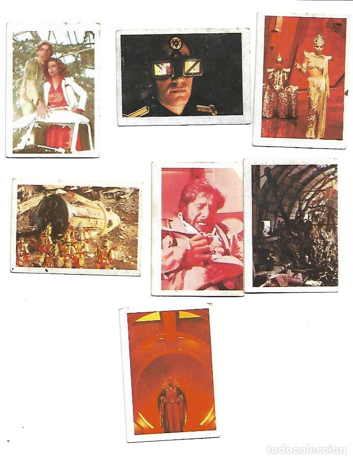 Coleccionismo cromos antiguos: FLASH GORDON - SIETE CROMOS DIFERENTES - Foto 1