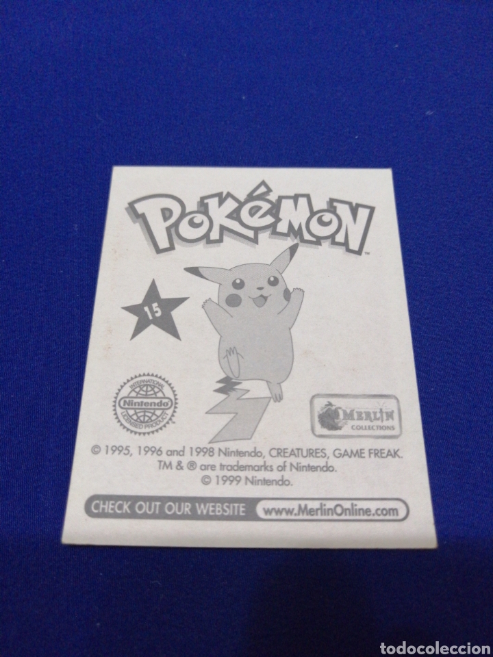 Coleccionismo cromos antiguos: POKEMON 1999 NUMERO 15 - Foto 2