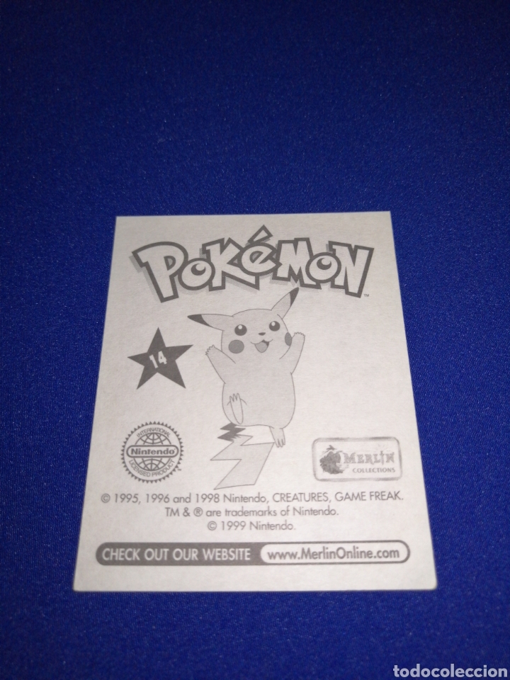 Coleccionismo cromos antiguos: POKEMON 1999 NUMERO 14 - Foto 2