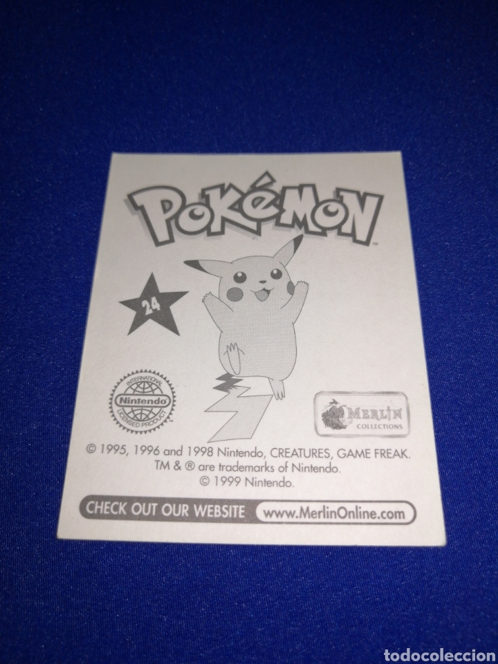 Coleccionismo cromos antiguos: POKEMON 1999 NUMERO 24 - Foto 2