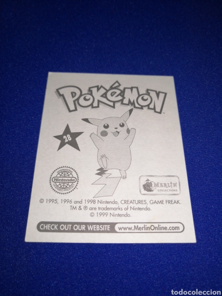 Coleccionismo cromos antiguos: POKEMON 1999 NUMERO 28 - Foto 2