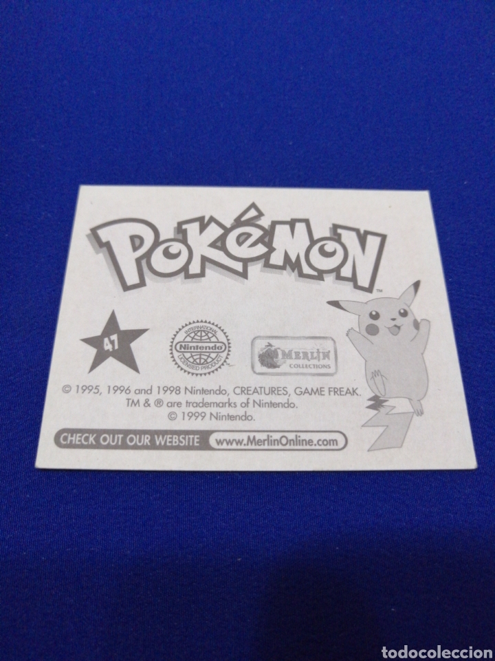 Coleccionismo cromos antiguos: POKEMON 1999 NUMERO 47 - Foto 2