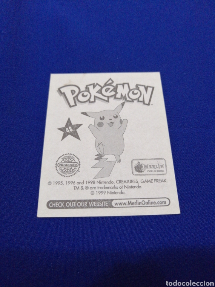 Coleccionismo cromos antiguos: POKEMON 1999 NUMERO 48 - Foto 2