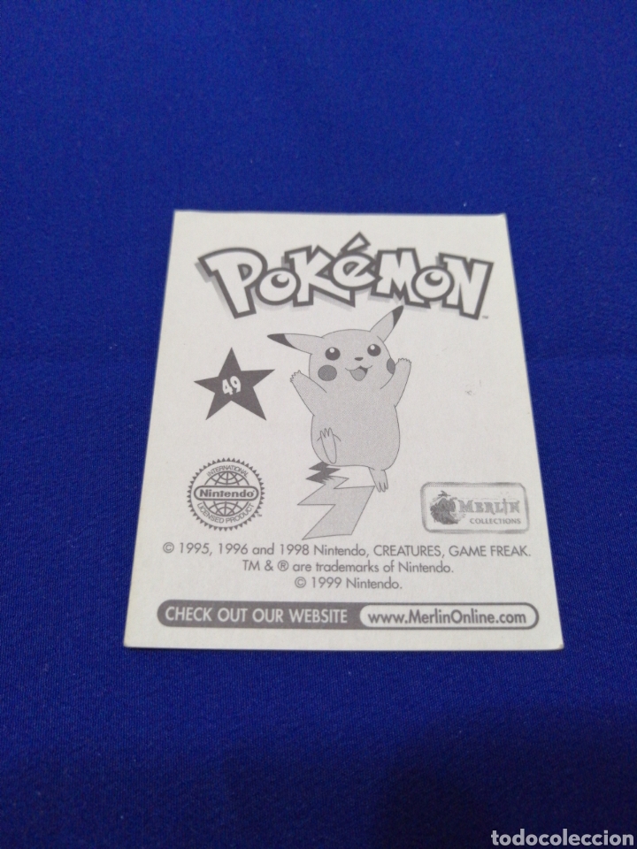 Coleccionismo cromos antiguos: POKEMON 1999 NUMERO 49 - Foto 2