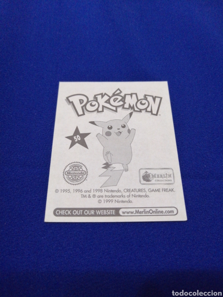 Coleccionismo cromos antiguos: POKEMON 1999 NUMERO 50 - Foto 2