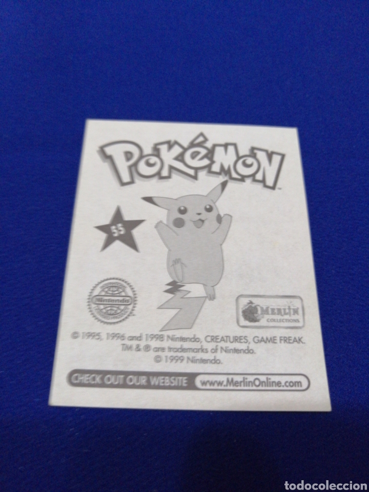 Coleccionismo cromos antiguos: POKEMON 1999 NUMERO 55 - Foto 2