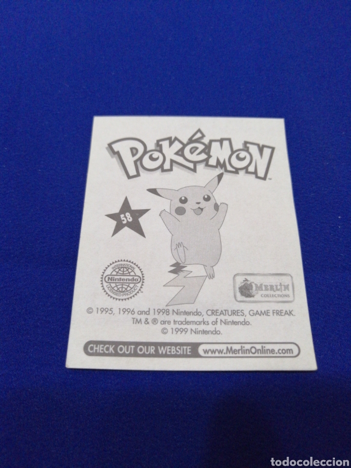 Coleccionismo cromos antiguos: POKEMON 1999 NUMERO 58 - Foto 2