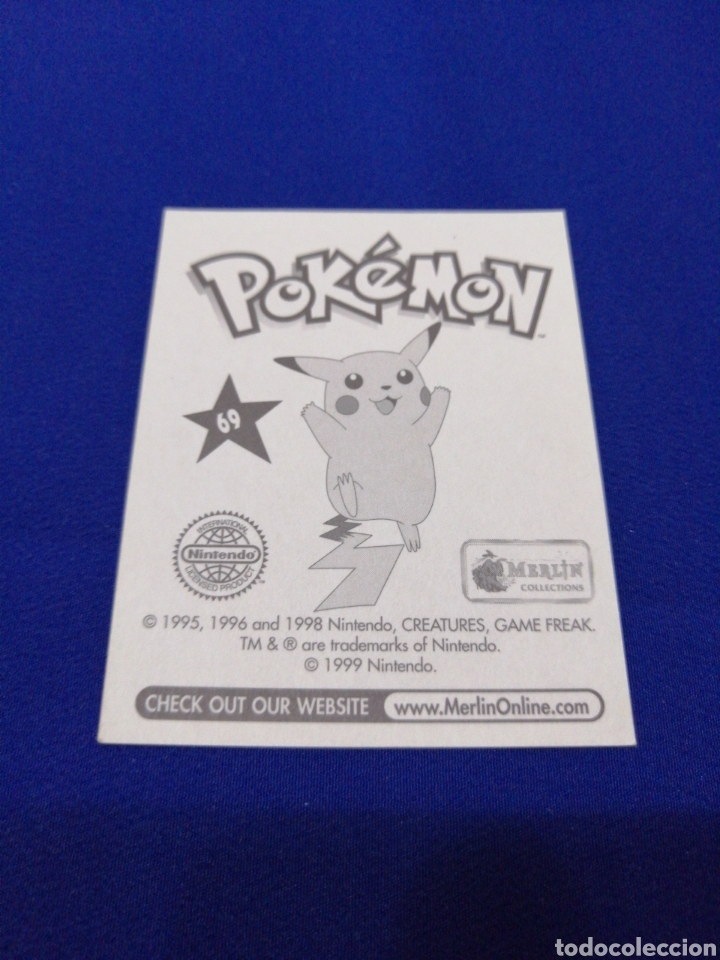 Coleccionismo cromos antiguos: POKEMON 1999 NUMERO 69 - Foto 2