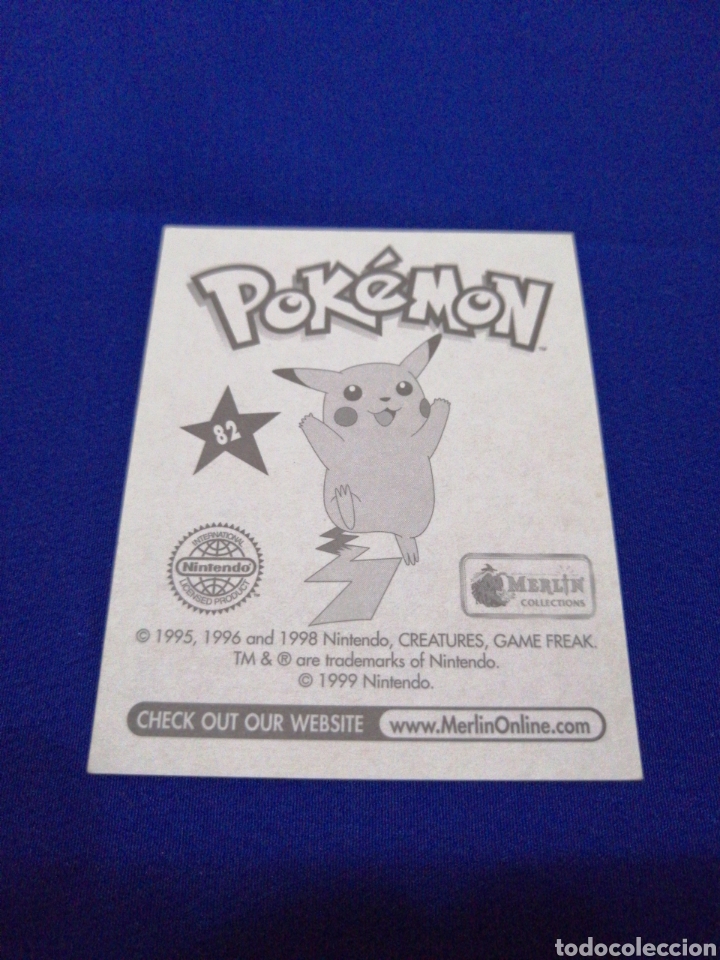 Coleccionismo cromos antiguos: POKEMON 1999 NUMERO 82 - Foto 2