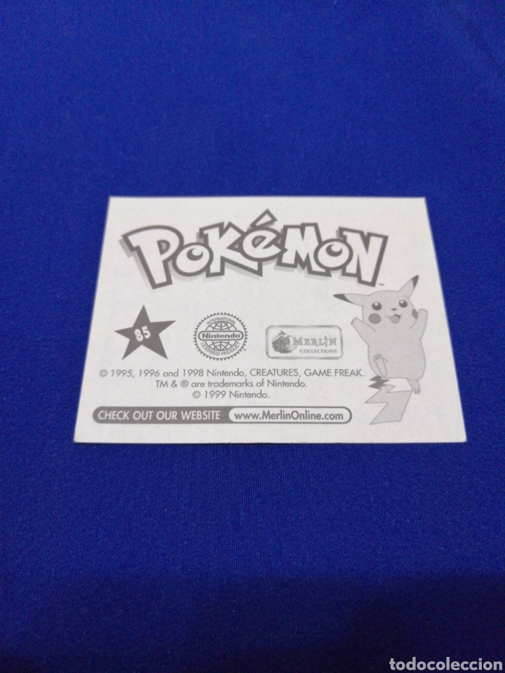 Coleccionismo cromos antiguos: POKEMON 1999 NUMERO 85 - Foto 2