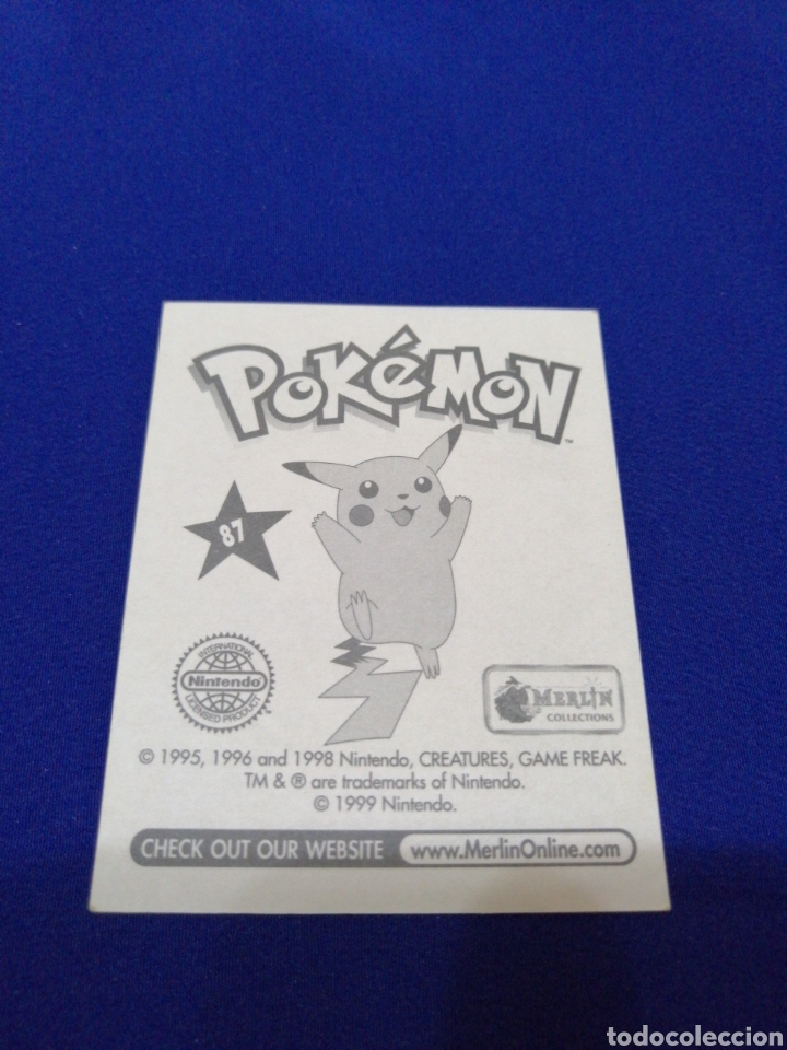 Coleccionismo cromos antiguos: POKEMON 1999 NUMERO 87 - Foto 2
