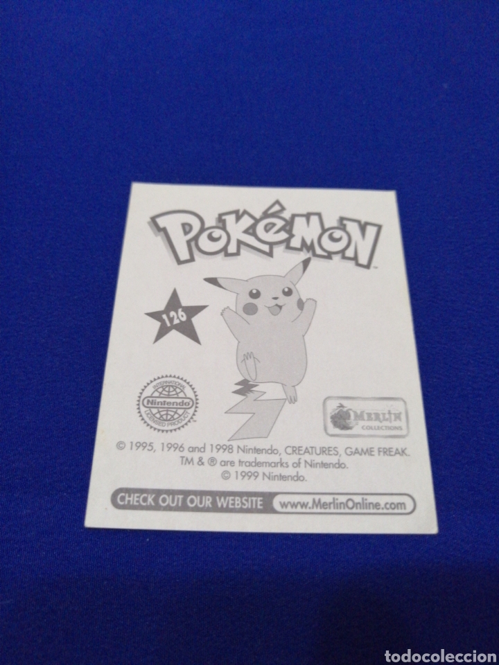Coleccionismo cromos antiguos: POKEMON 1999 NUMERO 126 - Foto 2