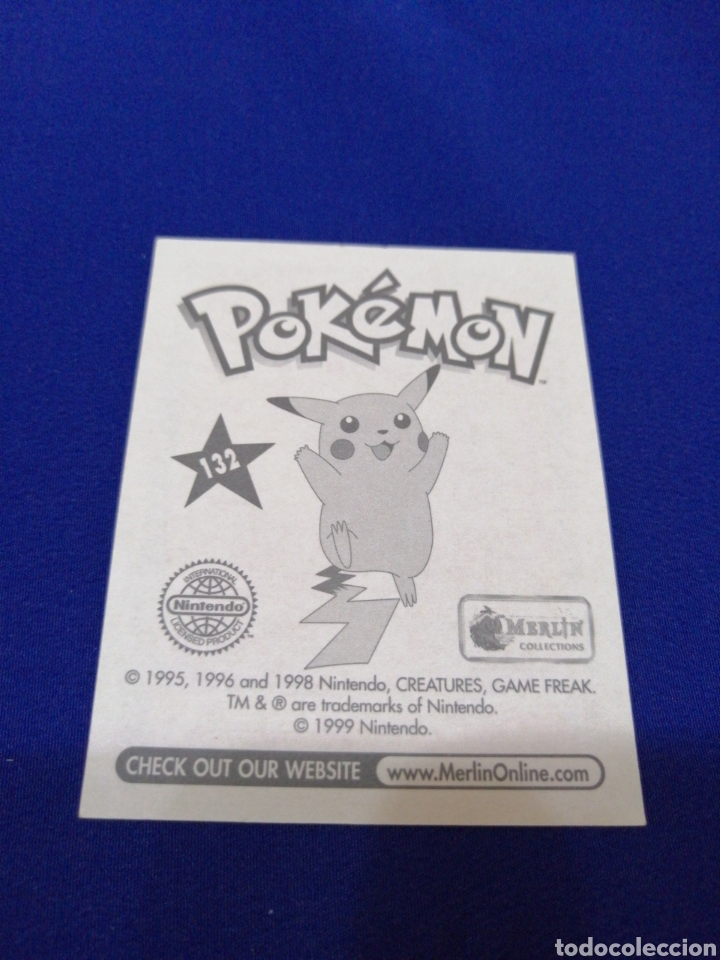 Coleccionismo cromos antiguos: POKEMON 1999 NUMERO 132 - Foto 2