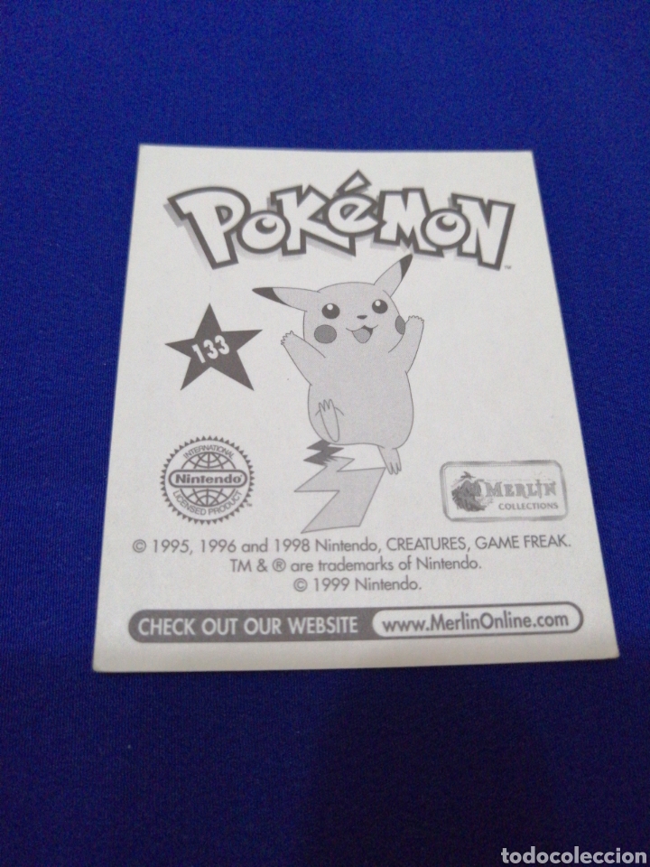 Coleccionismo cromos antiguos: POKEMON 1999 NUMERO 133 - Foto 2