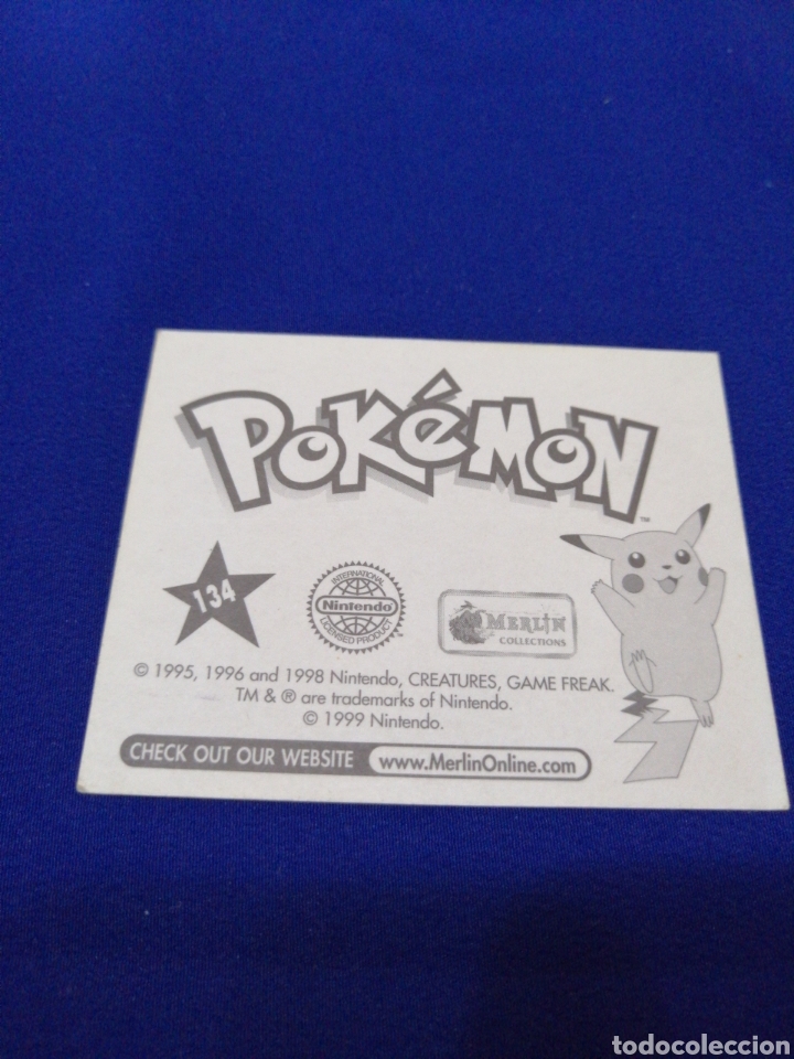 Coleccionismo cromos antiguos: POKEMON 1999 NUMERO 134 - Foto 2