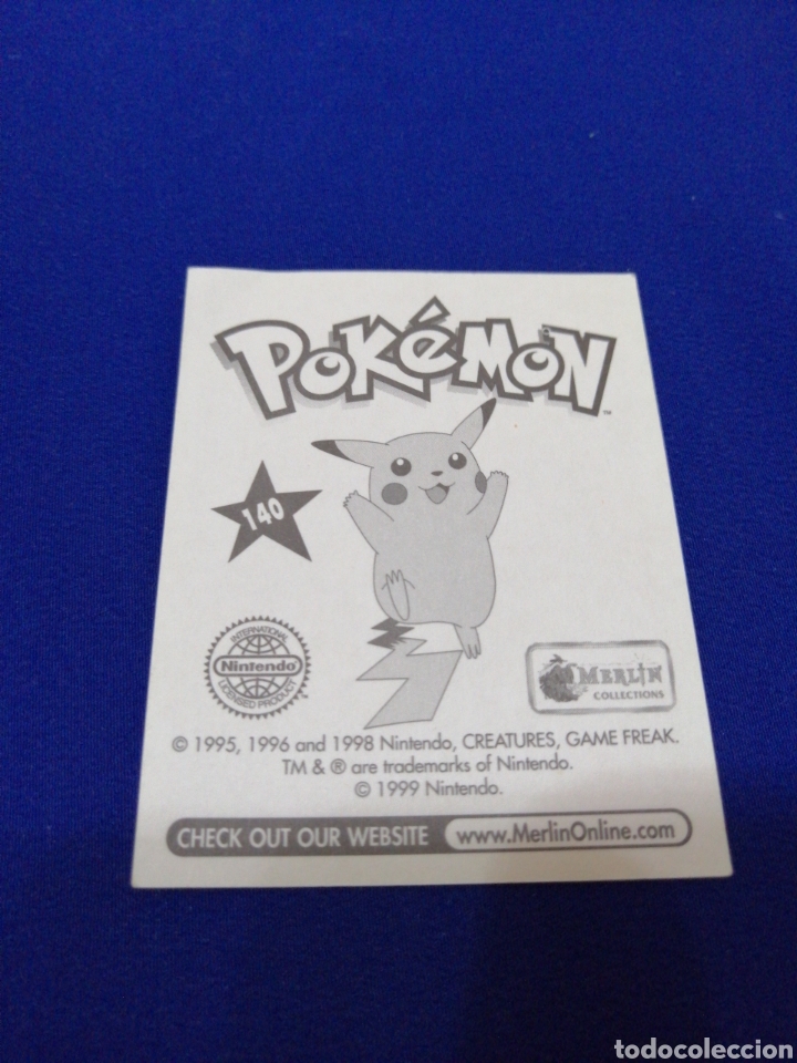Coleccionismo cromos antiguos: POKEMON 1999 NUMERO 140 - Foto 2