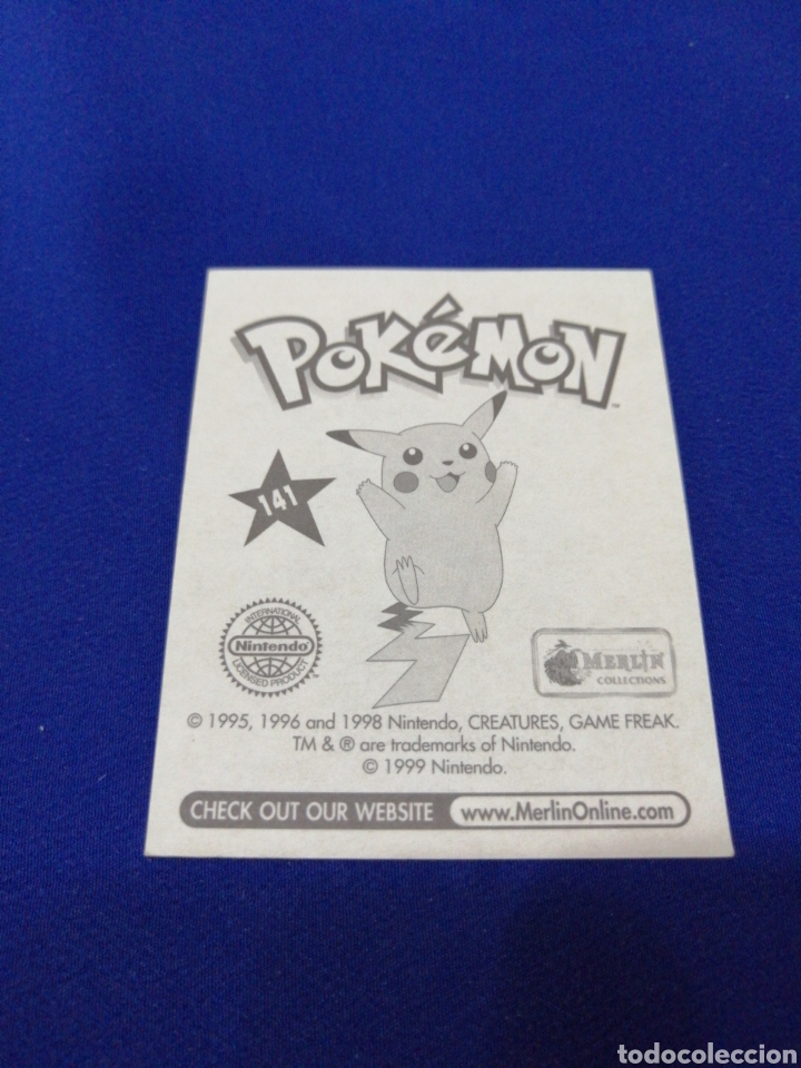 Coleccionismo cromos antiguos: POKEMON 1999 NUMERO 141 - Foto 2