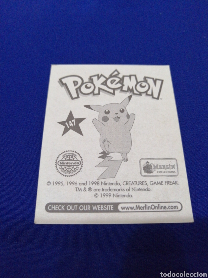 Coleccionismo cromos antiguos: POKEMON 1999 NUMERO 147 - Foto 2