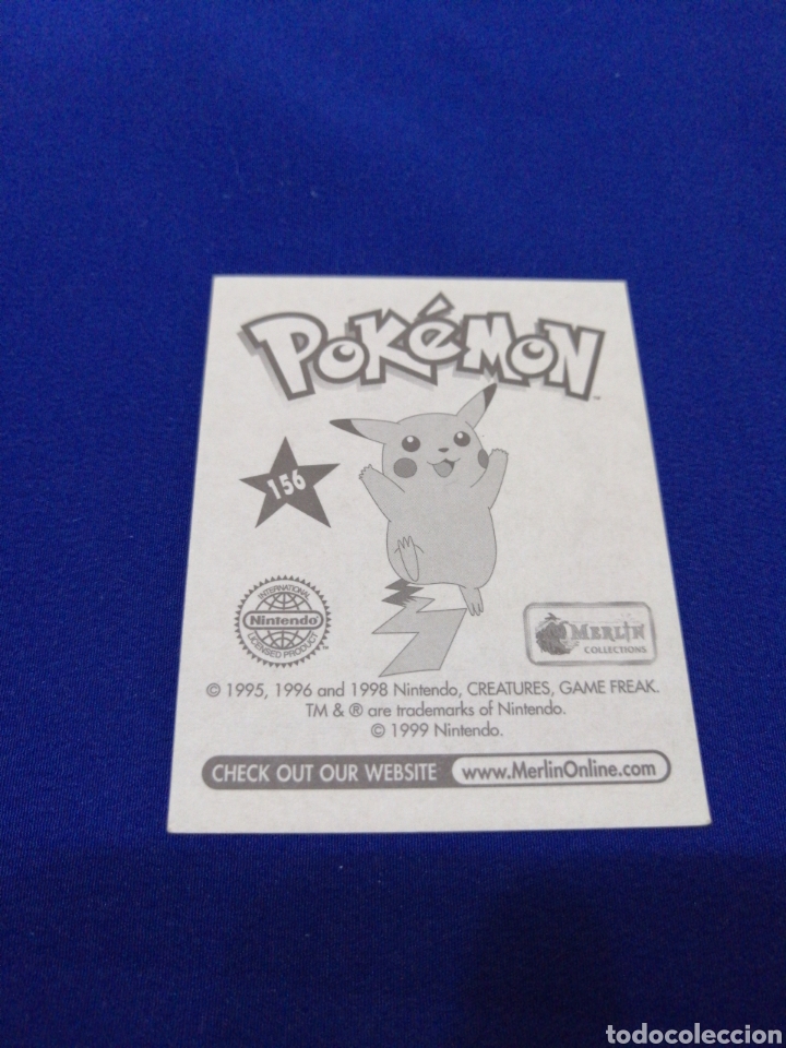 Coleccionismo cromos antiguos: POKEMON 1999 NUMERO 156 - Foto 2