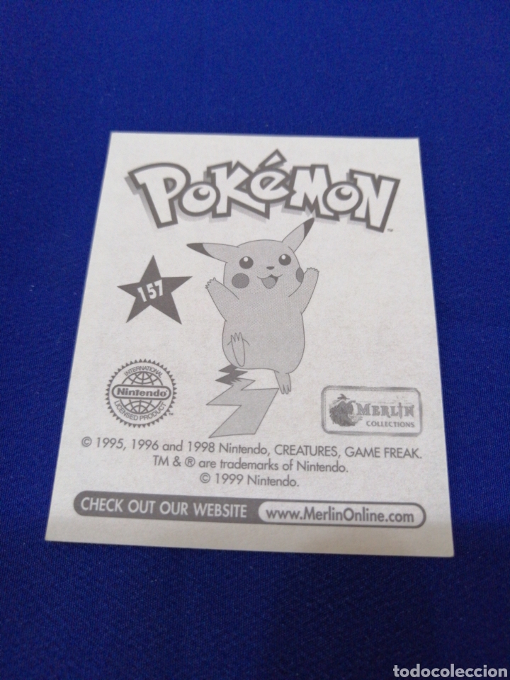 Coleccionismo cromos antiguos: POKEMON 1999 NUMERO 157 - Foto 2