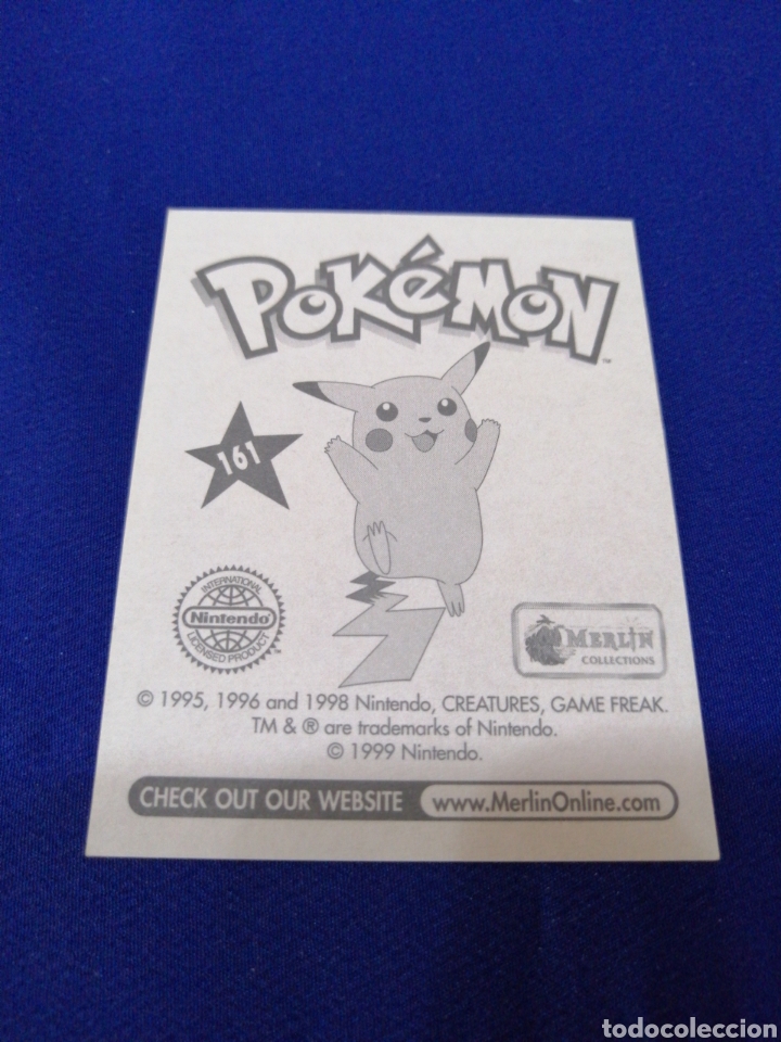 Coleccionismo cromos antiguos: POKEMON 1999 NUMERO 161 - Foto 2