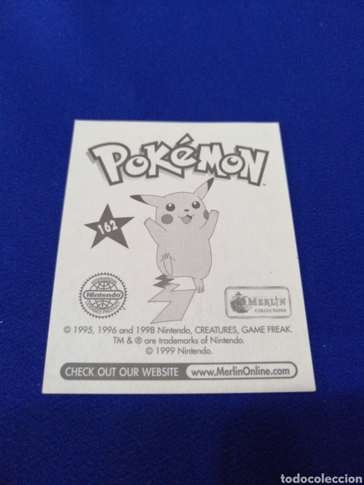 Coleccionismo cromos antiguos: POKEMON 1999 NUMERO 162 - Foto 2