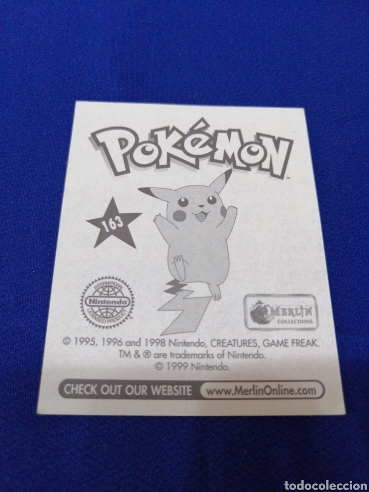 Coleccionismo cromos antiguos: POKEMON 1999 NUMERO 163 - Foto 2