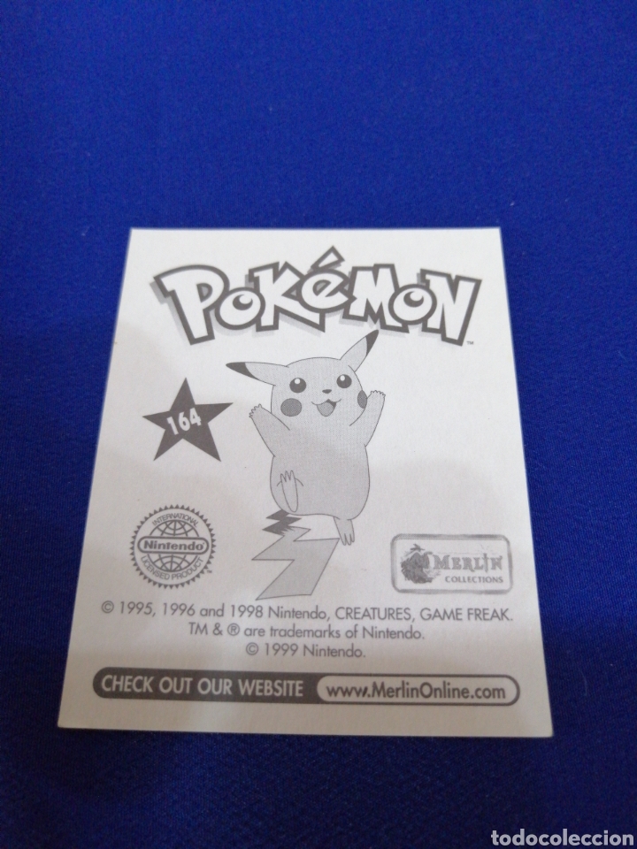 Coleccionismo cromos antiguos: POKEMON 1999 NUMERO 164 - Foto 2