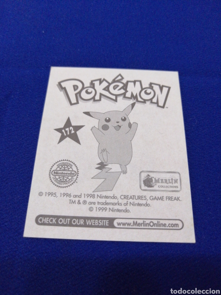 Coleccionismo cromos antiguos: POKEMON 1999 NUMERO 172 - Foto 2