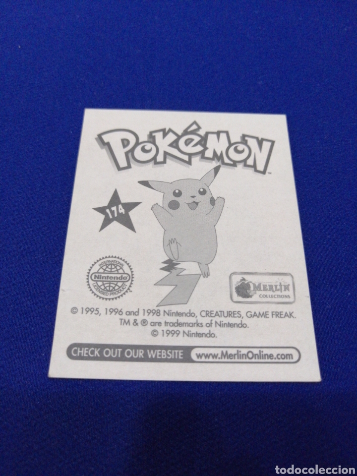 Coleccionismo cromos antiguos: POKEMON 1999 NUMERO 174 - Foto 2