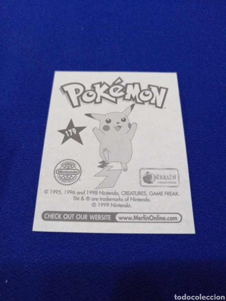 Coleccionismo cromos antiguos: POKEMON 1999 NUMERO 179 - Foto 2