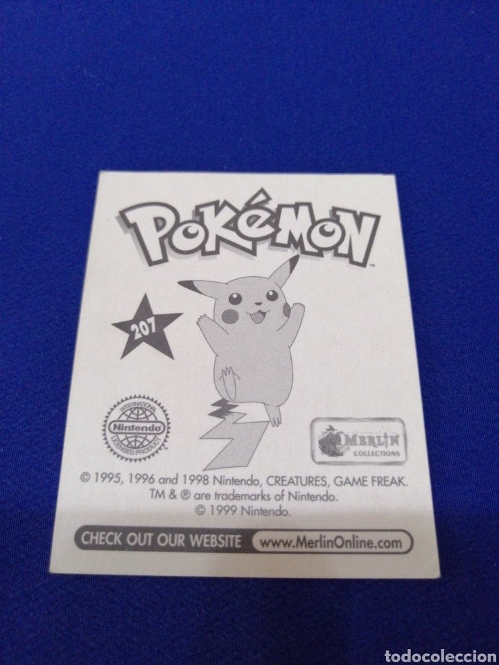 Coleccionismo cromos antiguos: POKEMON 1999 NUMERO 207 - Foto 2